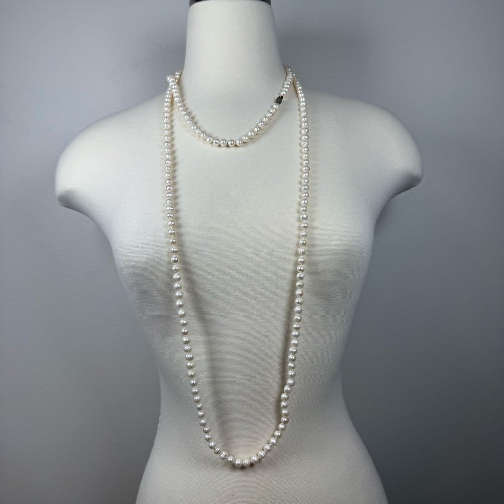 Pearl Necklace long  Real